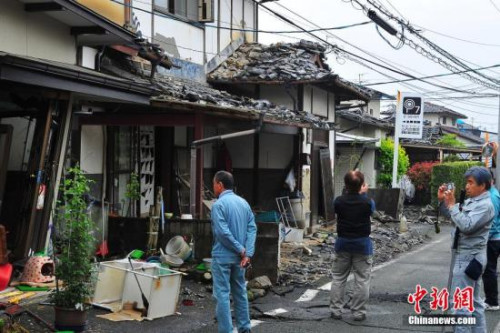 05-05 熊本等地有感地震逾1170次 日本政府吁警惕强震 