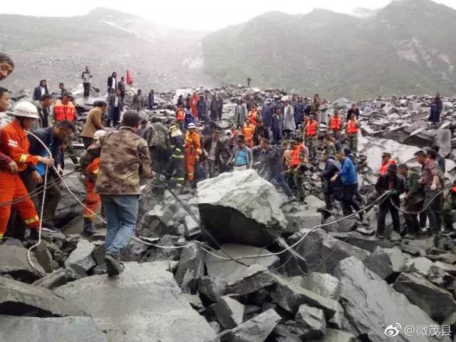 6-24 茂县“6.24”山体滑坡救援工作进展情况：已救出三名被埋人员